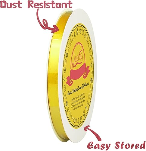 Miniatura 156 de Cinta de satén verde esmeralda de doble cara de 1-1/2 pulgadas x 50 yardas, cinta de poliéster verde esmeralda para envolver regalos, muy adecuada