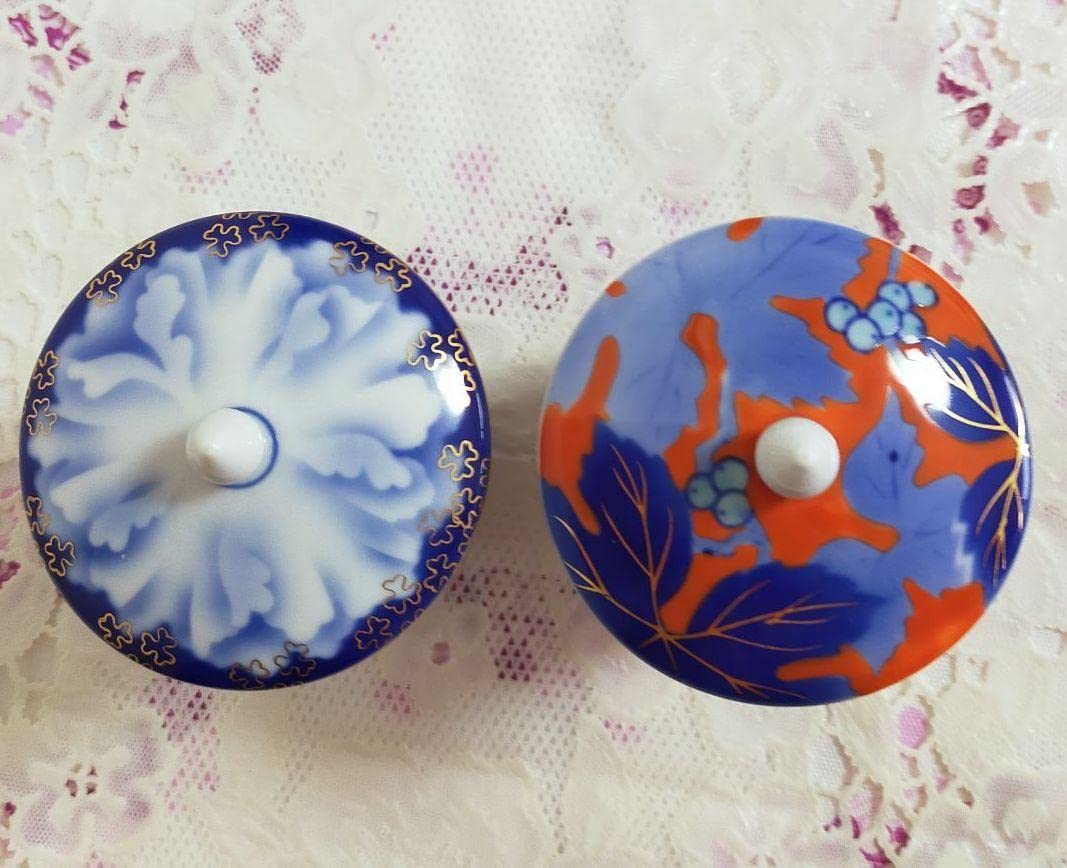 Amazon.co.jp: 湯呑 蓋付き 2種類 深川製磁 : ホーム＆キッチン