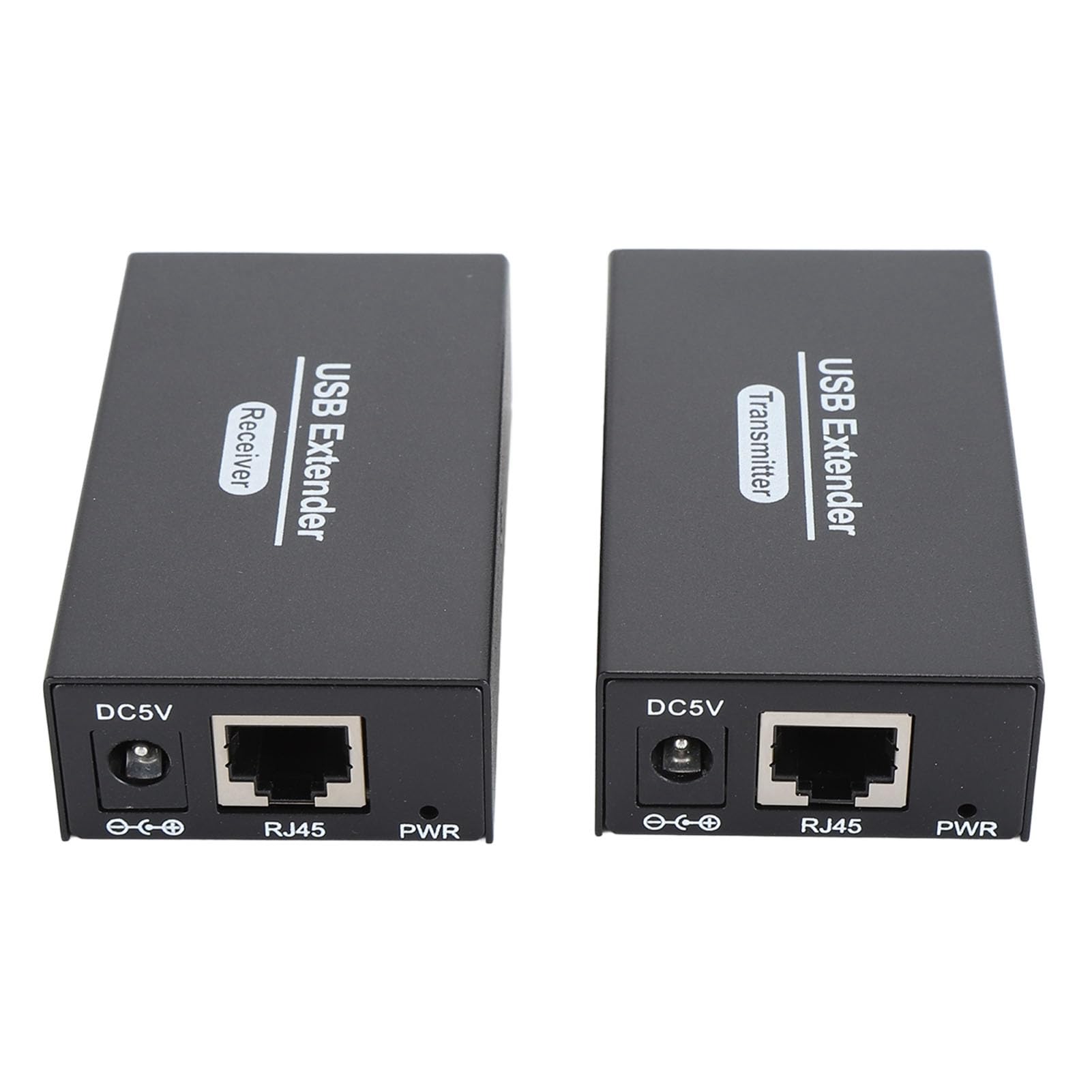 Extensor USB sobre Cat5e/Cat6/CAT7, Extensor Ethernet USB 2.0 de hasta 262 Pies/120 M con 4 Concentradores USB 2.0, Extensor USB RJ45 Plug and Play para Todos los Sistemas