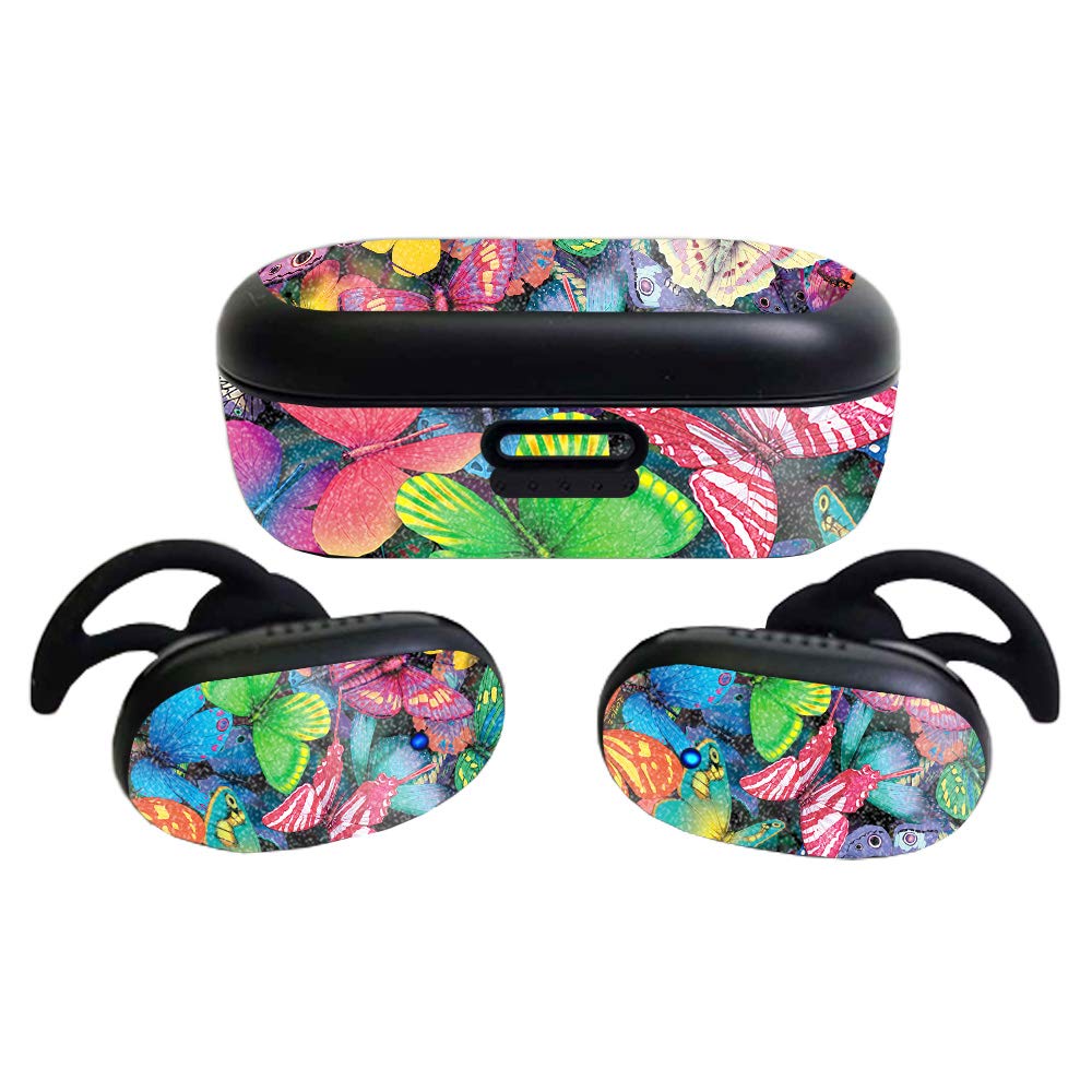 MightySkins Glossy Glitter Skin Compatible with Bose QuietComfort Earbuds (2020)