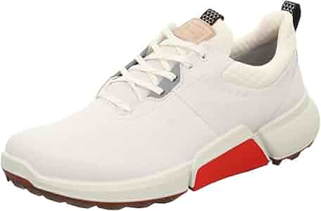 ECCO biomh4ゴルフシューズ ホワイト/スカイ ECCO Golf BIOM H4 ウィメンズ レザーGore-Texゴルフシューズ