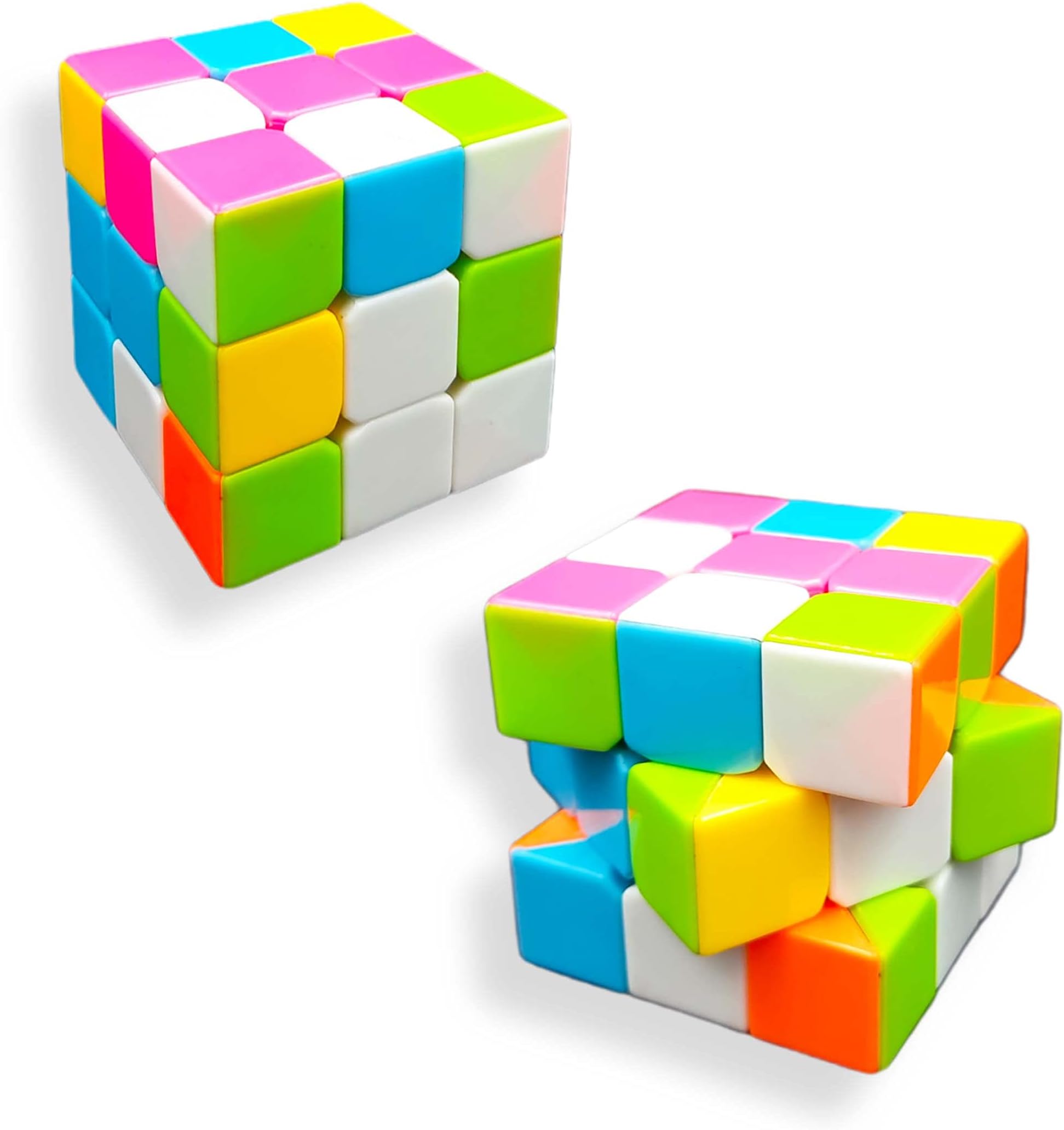 PARTY TIME - 1 Piece Speed Cube Magic Rubiks Cube Puzzle Toys (3x3)