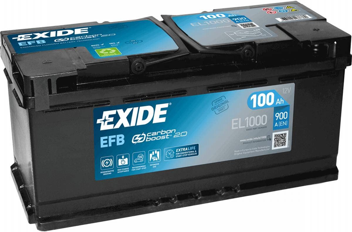 EFB Car Battery fits MASERATI LEVANTE QUATTROPORTE GRECALE MC20 Exide