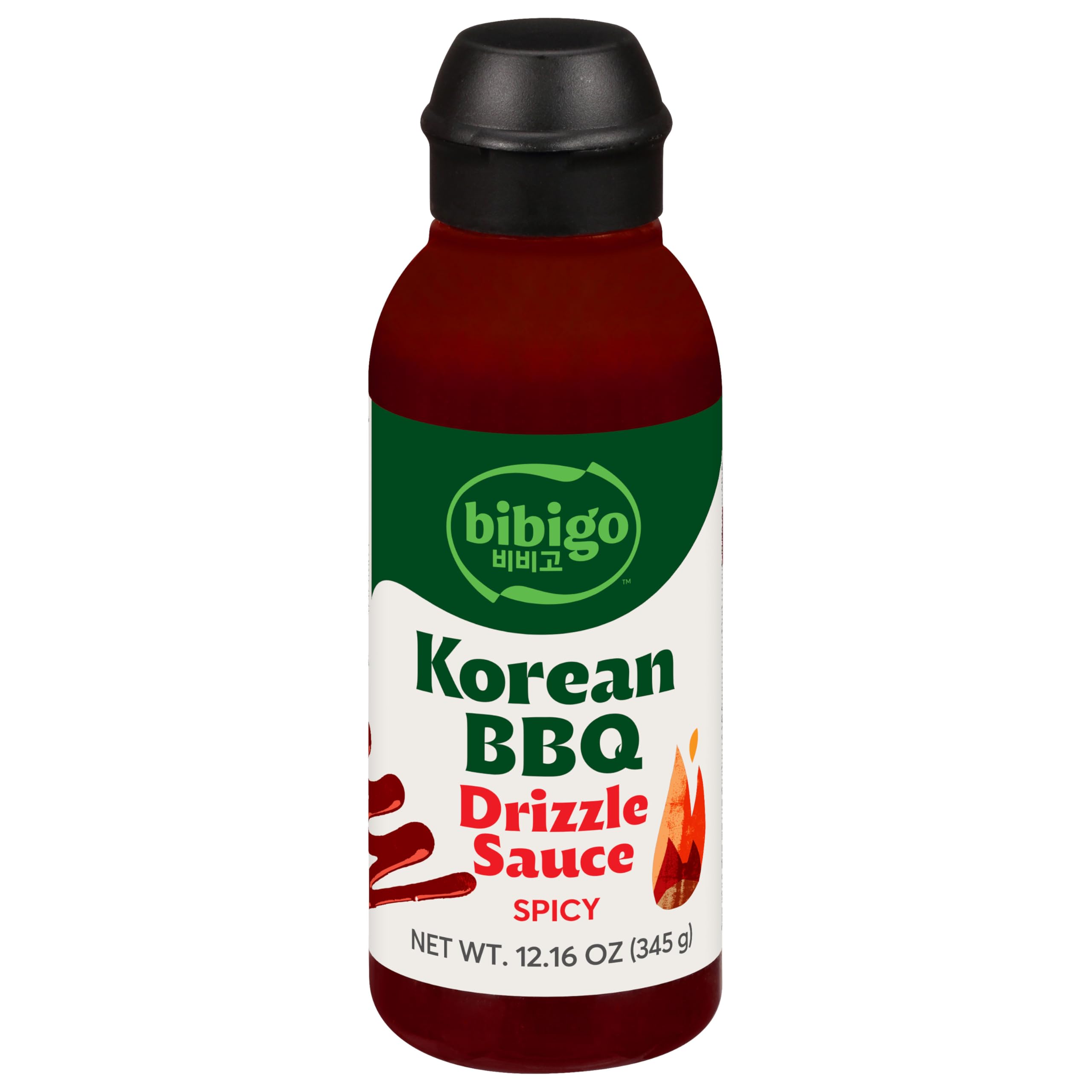 Spicy Korean BBQ Drizzle Hot Sauce by bibigo – 12.16 Ounce (Pack of 1), red, Model 0807176714485
