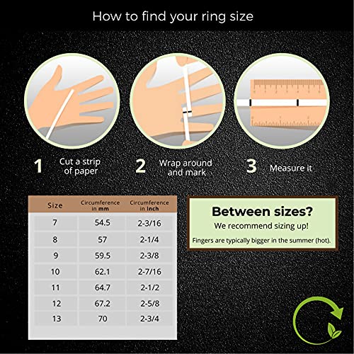 Popchose Mens Silicone Wedding Rings, Silicone Rings Mens Silicone Rubber Wedding Bands For Men Size 7 8 9 10 11 12 13, 1 Pack, Size 10 #TOP4