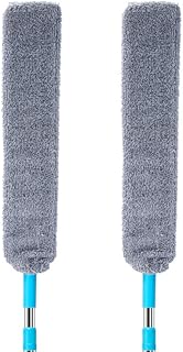 Replacement Gap Duster for Home Coner Place, Durable Flexible Arbitrary Bending Microfiber Gap Dust Brush for Under Furniture Bed Couch Fridge(Grey)