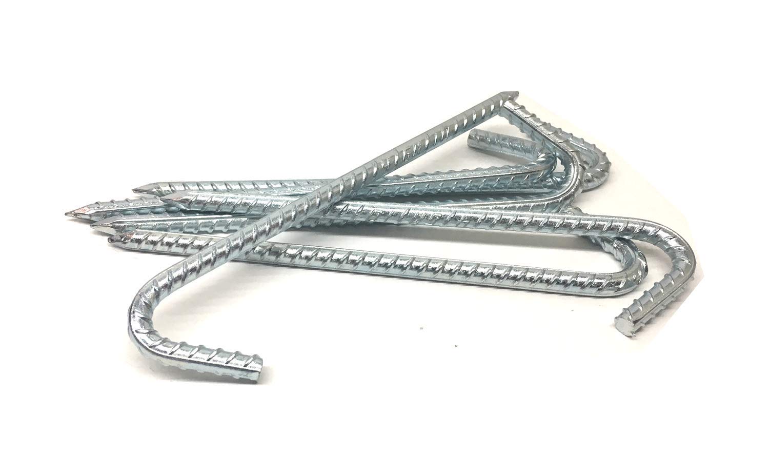 THE UM24 6 Pack Heavy Duty Groundhog Tent Peg - Strong Outdoor Camping Or Garden Stake L Sharp