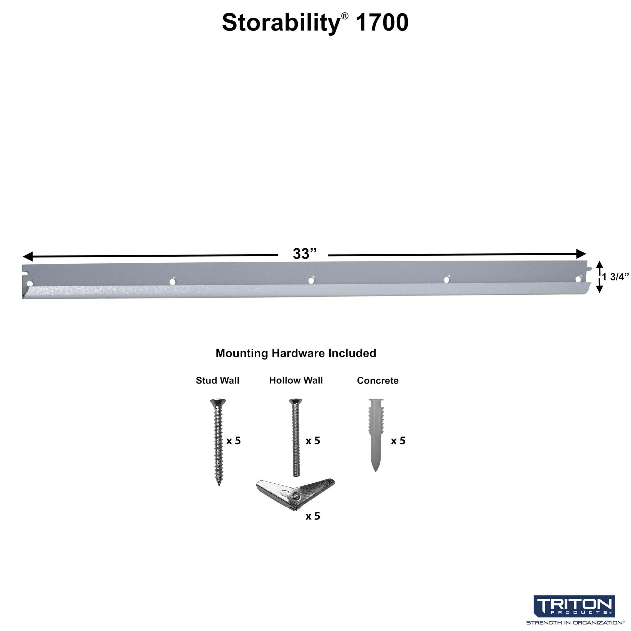 Keeper – 12” Heavy Duty O-Track, Chrome