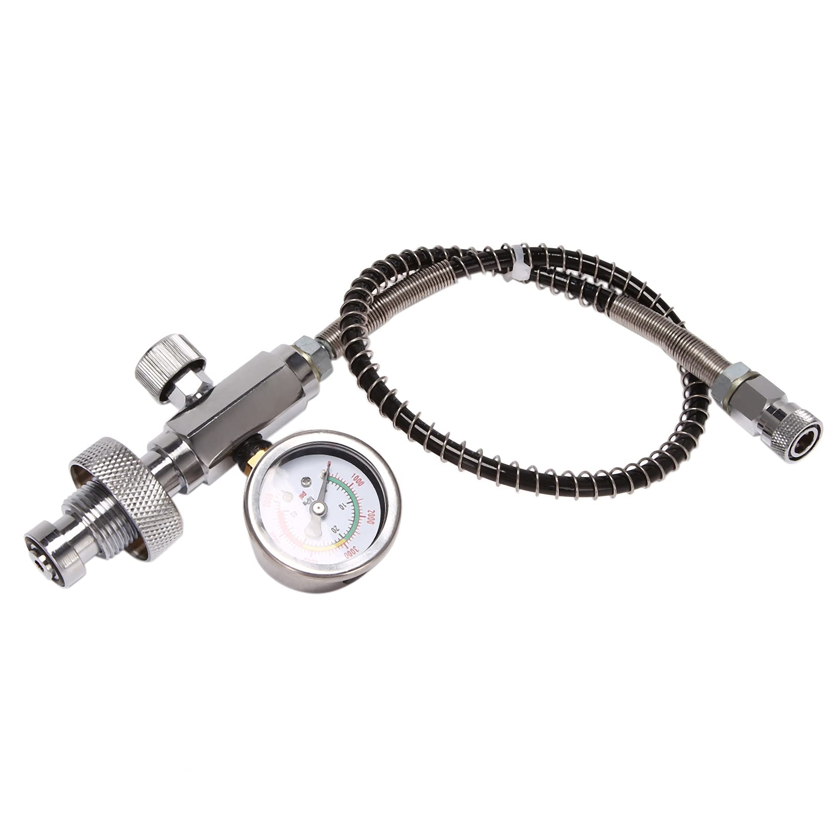 Adapter für PCP Luft FüLl Station für Tauch Zylinder mit G5 / 8 Adapter und 50 Cm