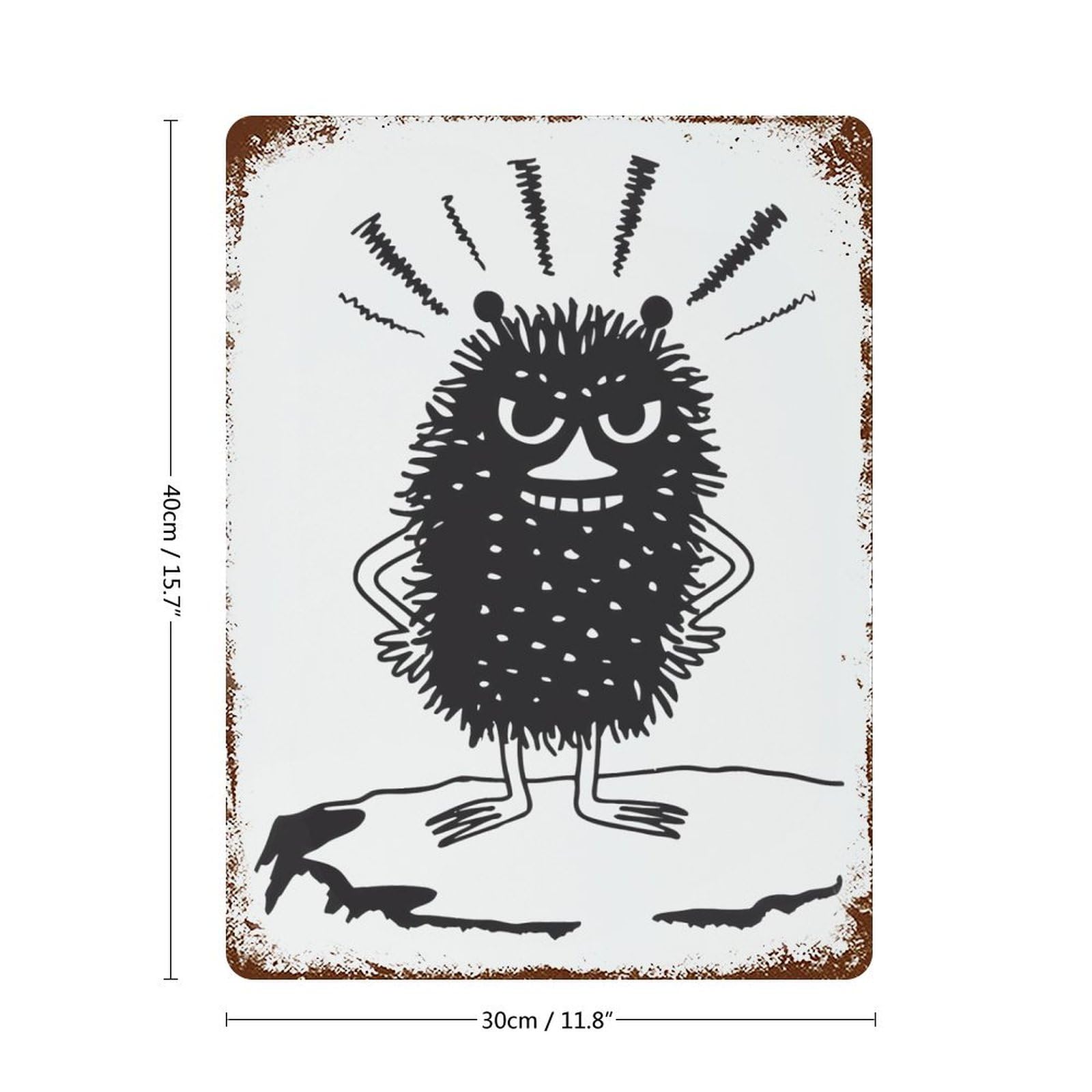 Amazon.co.jp: ブリキの絵 ムーミン スティンキー ブリキ看板 メタル