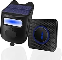 Vista 9 de Alarma solar inalámbrica para entrada de vehículos resistente a la intemperie, sensor de movimiento, timbre de timbre, sistema de alerta