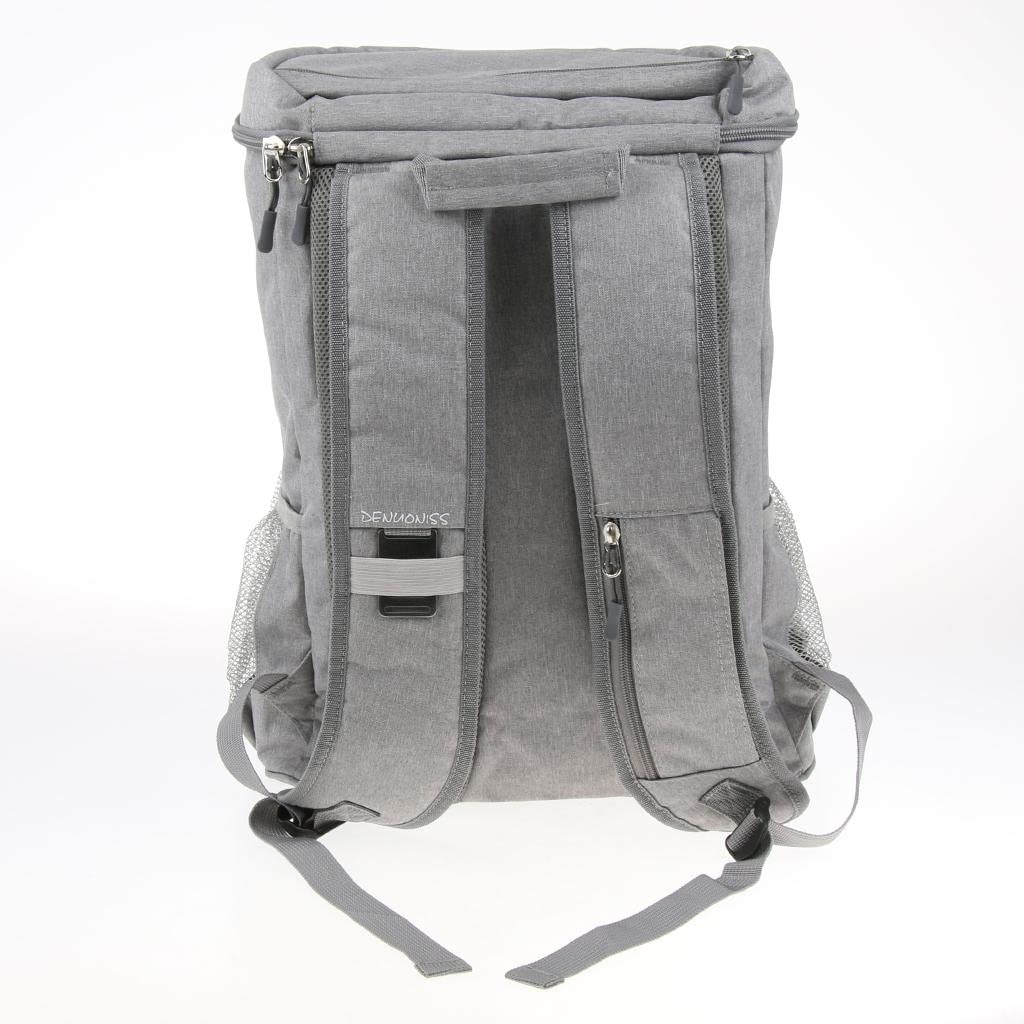 Loom Tree Hiking Backpack Cooler Bag - Insulated Large Camping Back Pack for Men Women Gray
