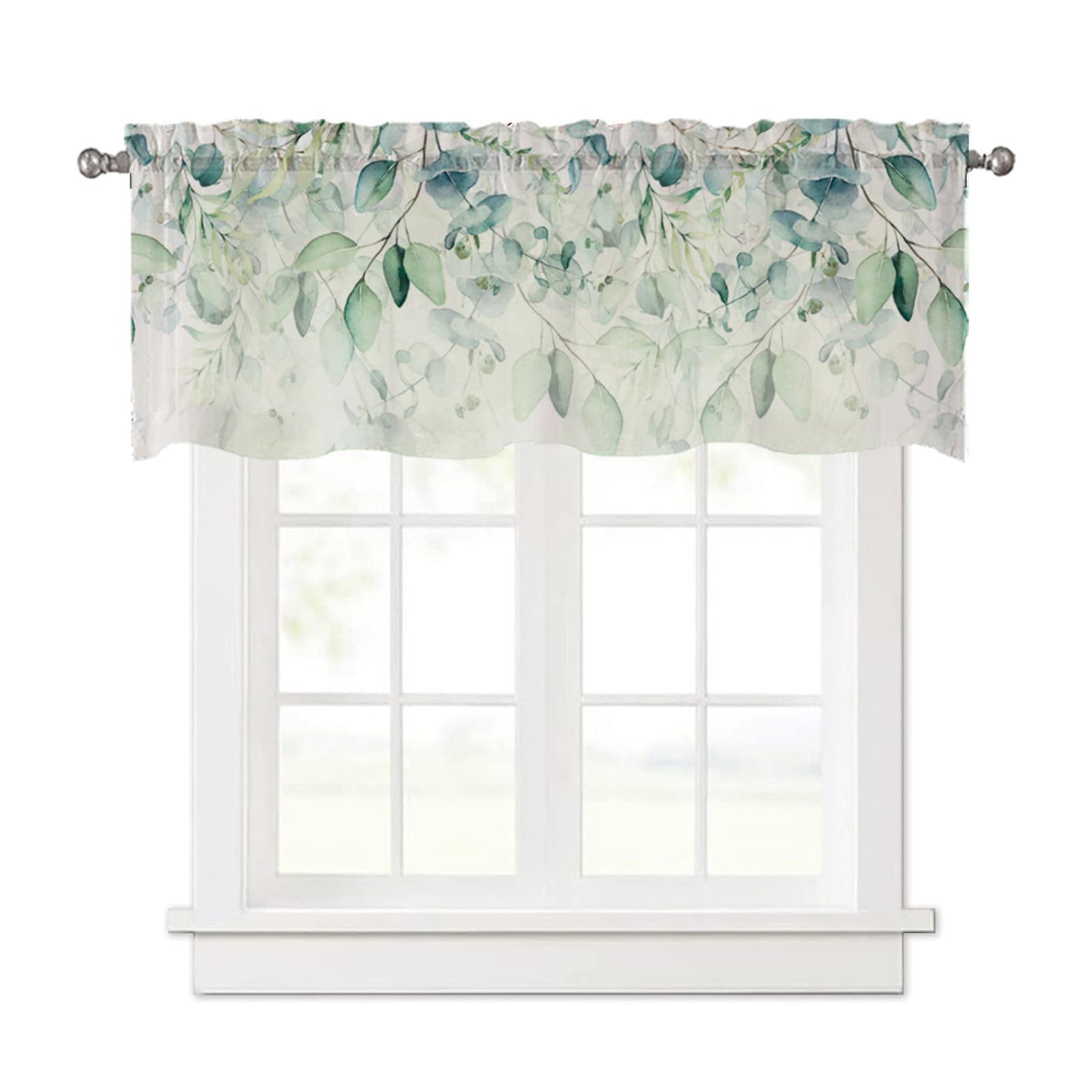 Piceioep Leaves Design Window Curtains for Enhances Privacy and Stylish Home Decoration Warm Insulated Curtains