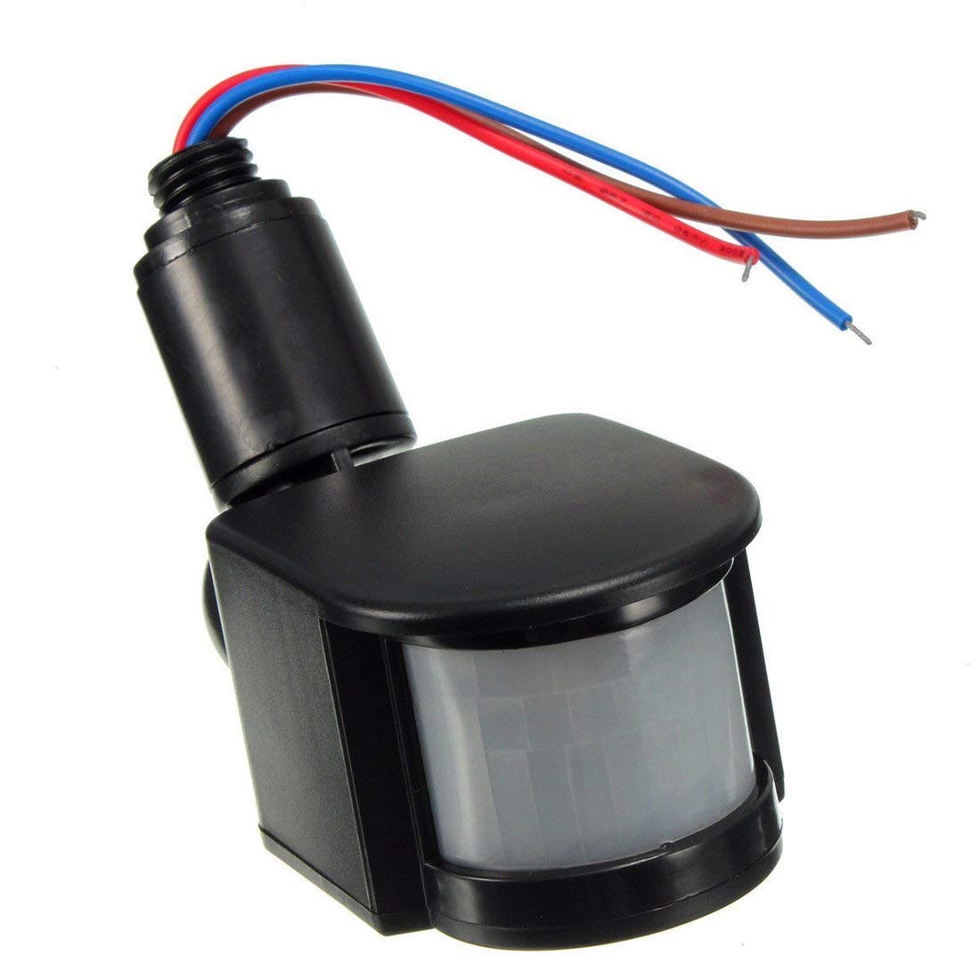 Premium Quality Outdoor 12V DC Automatic Infrared PIR Motion Sensor Switch for LED Light, Black Fashion Design