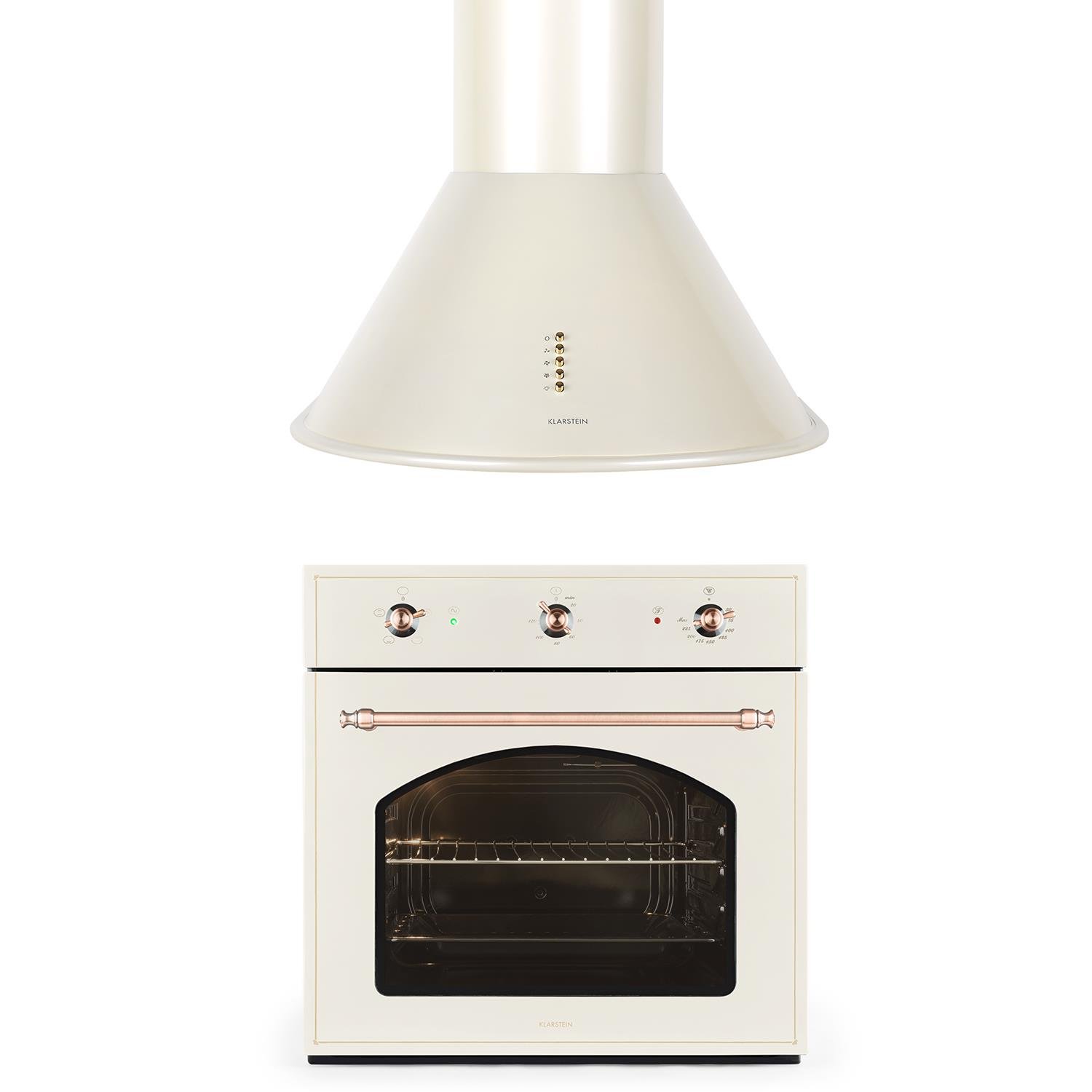 Buy Klarstein Vilhelmine set oven + extractor hood (built-in oven with ...