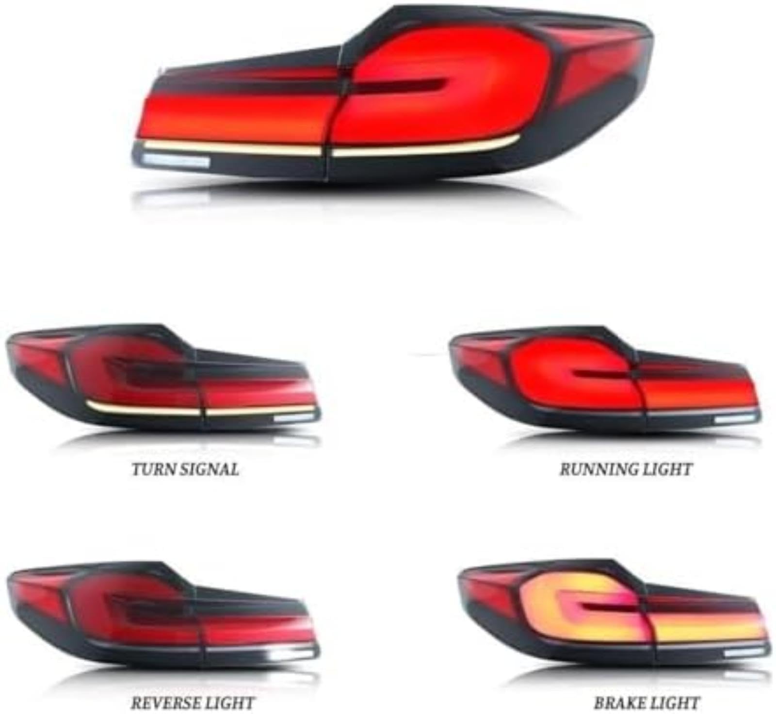 Dla BMW G38 ​530 540 G30, dla M5 F90 2017-2022 Facelift tylne lampy Drl, dla Signal Automotive, dla Plug and Play tylne światła samochodu włącz światło Lampka kontrolna lusterka