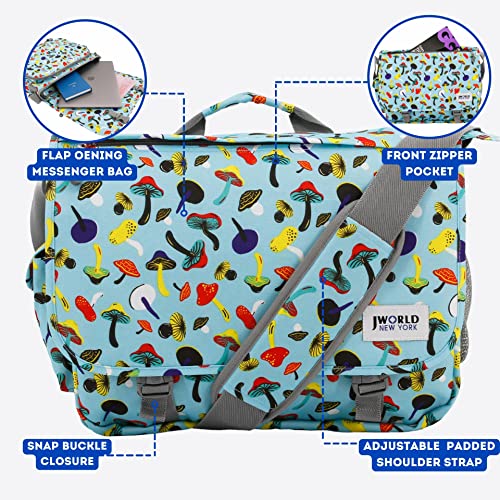 Image of J World New York Thomas Laptop Messenger Bag for Women & Men. Kids Computer Bookbag