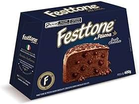Colomba Festtone De Páscoa Duplo Chocolate, 400g, Receita Italiana