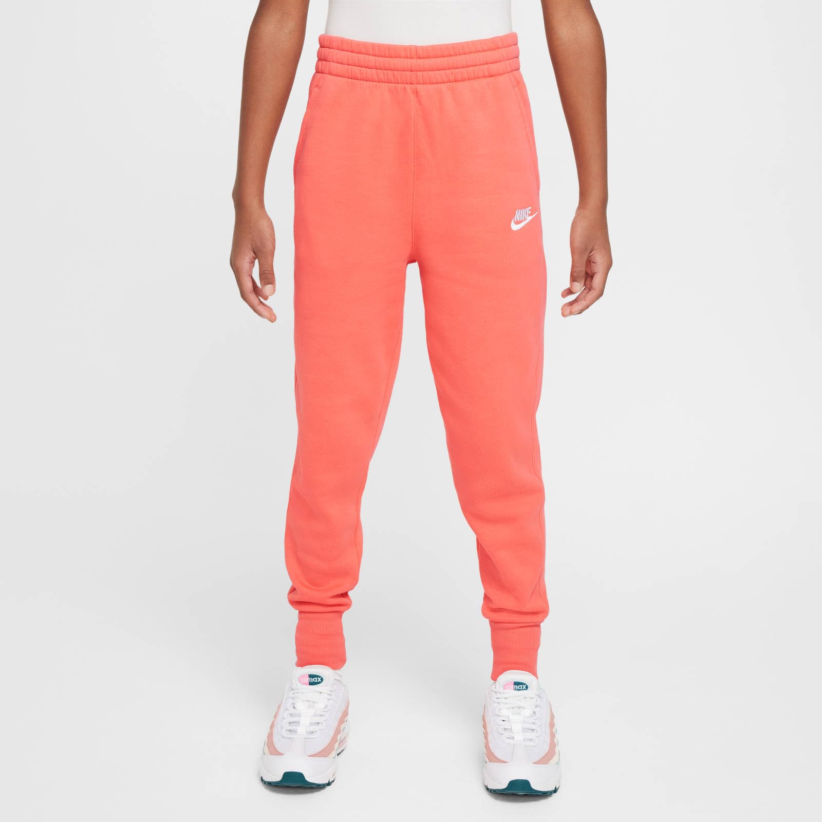 NIKE Sportswear Club Fleece Pantalón Ajustado de Talle Alto - Niña - Pants Niñas