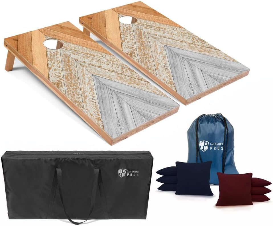 Tailgating Pros Cornhole Boards 4x2 Regulation Size Wood