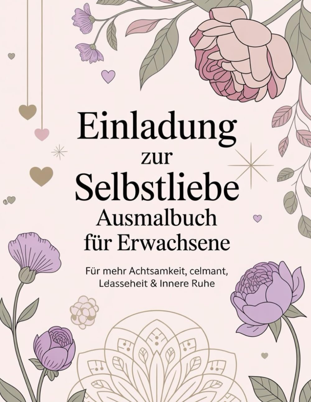 Einladung zur Selbstliebe – Ausmalbuch für Erwachsene: Achtsamkeit, Gelassenheit & Entspannung durch kreative Auszeit