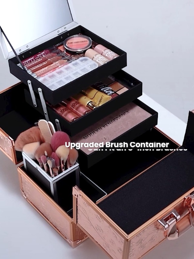 Amazon.com : FRENESSA Makeup Case 11.8 Inch Makeup Organizer Case