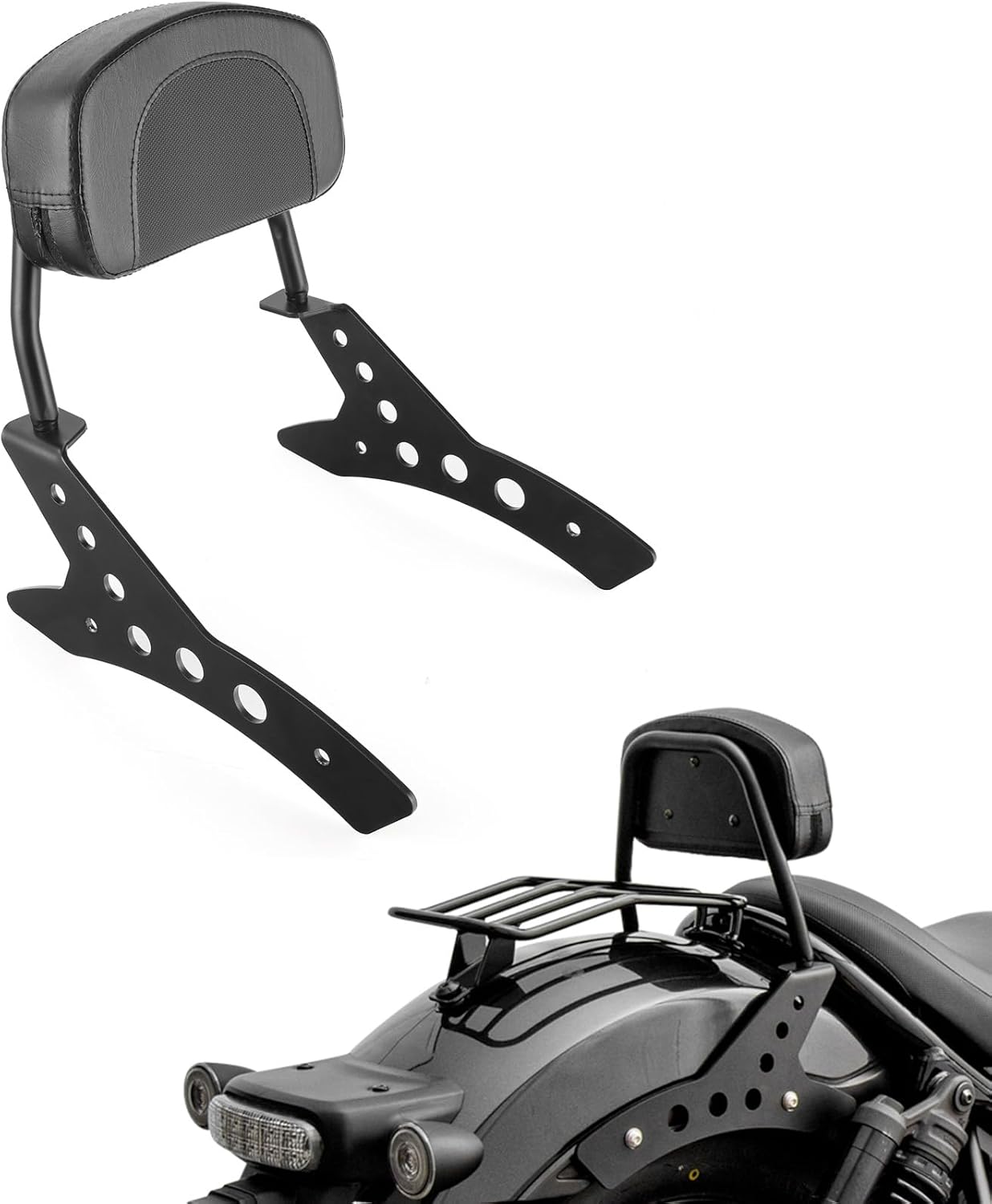 Motorcycle Detachable Quick Release Backrest Sissy Bar for Rebel 1100 CM1100 CMX1100 2021 2022 2023 2024 2025 2026