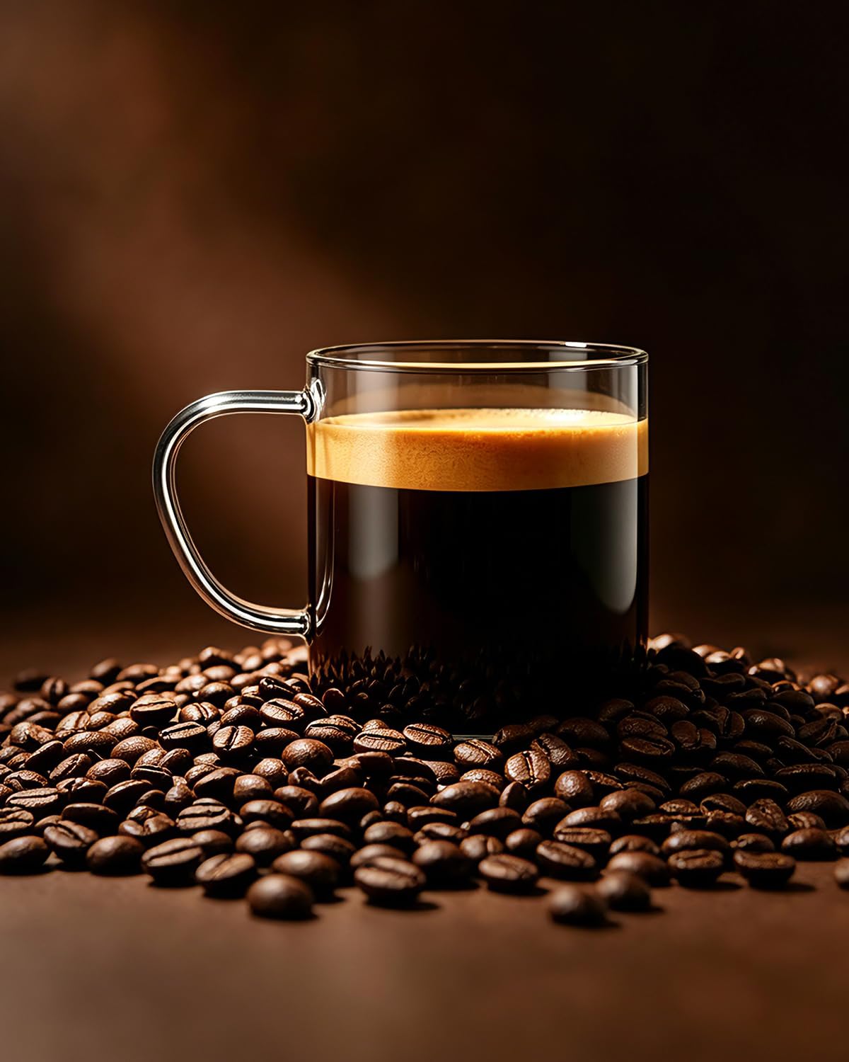 Kaffeebecher, klares Glas, 4 Stück, für warme Getränke, Party, Saftbecher, 400 ml, Tischtassen für Latte, Cappuccino, Tee, Americano 14 oz farblos
