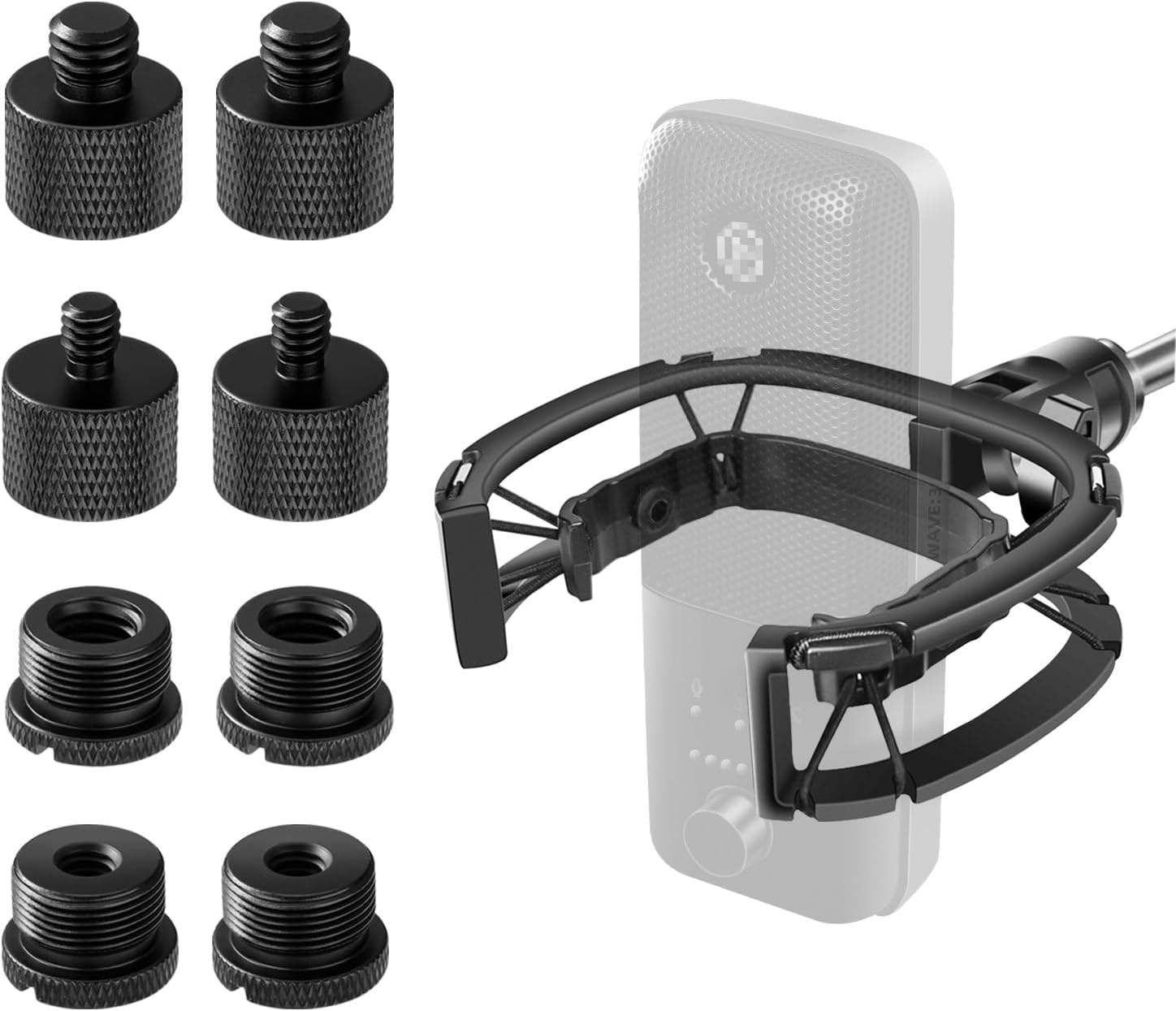 Wave Shock Mount is Specially Designed to be Compatible with Elgato Wave:1 and Wave:3 Microphones.