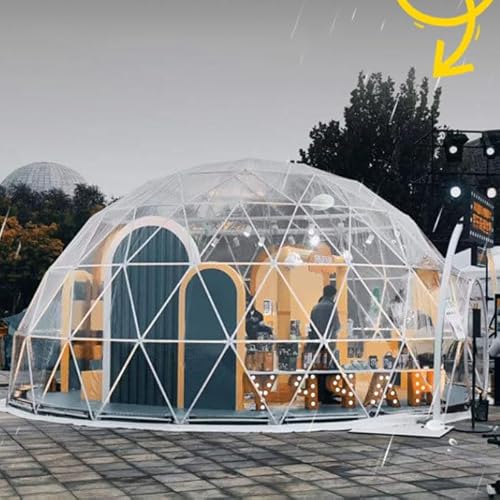 Tenda A Cupola Giardino Igloo Bubble, Tenda Trasparente Esterni Giardino, Tenda 4-8 Persone - Attività Commerciali/Punti Panoramici/Ristoranti Con Cielo Stellato/Salone Dell'auto/Fotografia,2.9m