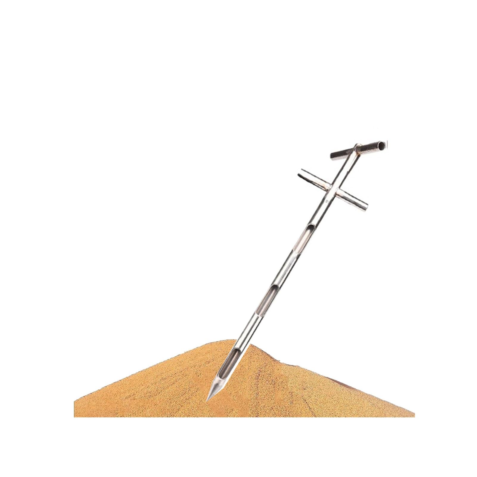Stainless Steel Grain Sampling Kit, Probe for Agriculture, Solids and Powders Sampling, 39.4x1.25in