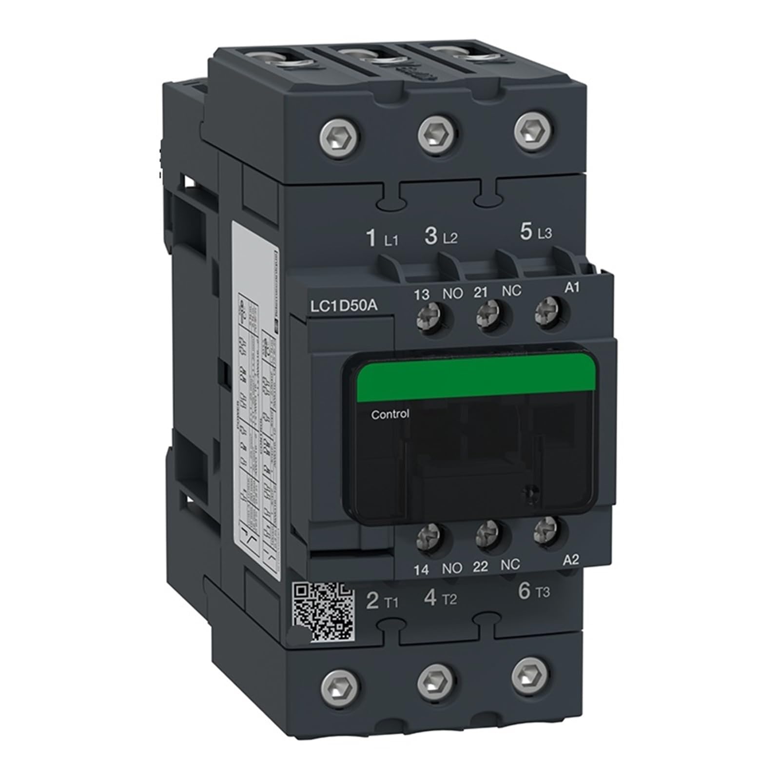 Wqgqpxob One Color Lc1d50afc7 Three-Pole Contactor 50A 127V 50/60Hz