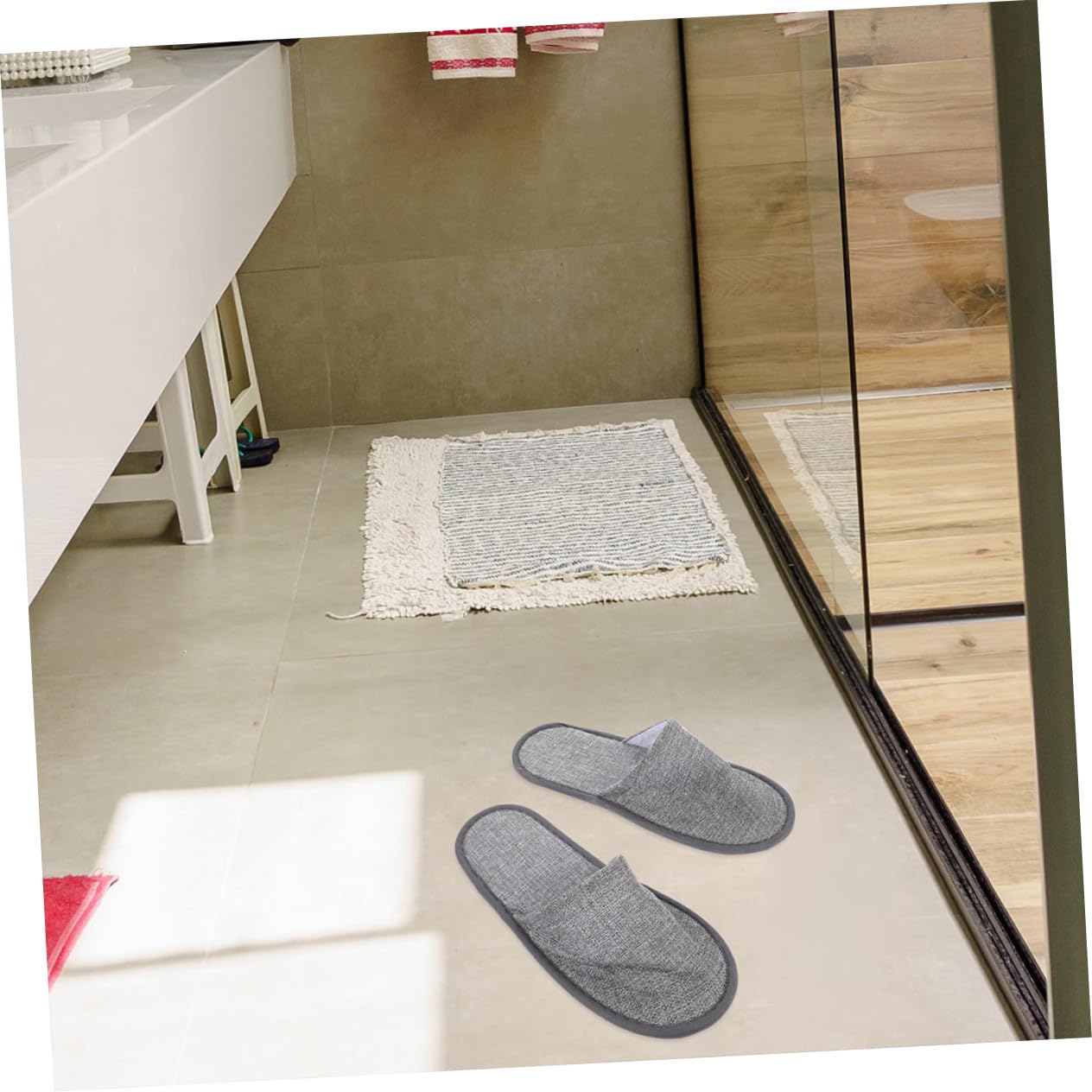 15 paia Ciabatte Usa e Getta Pieghevoli Unisex in Leggere e Antiscivolo per Hotel Viaggi e