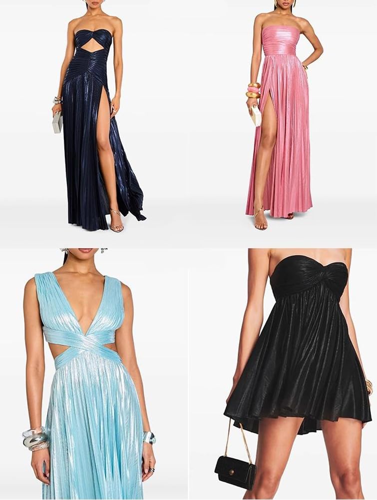 metallic dress material Metallic Fabric Material Dresses and Gowns Mydressline