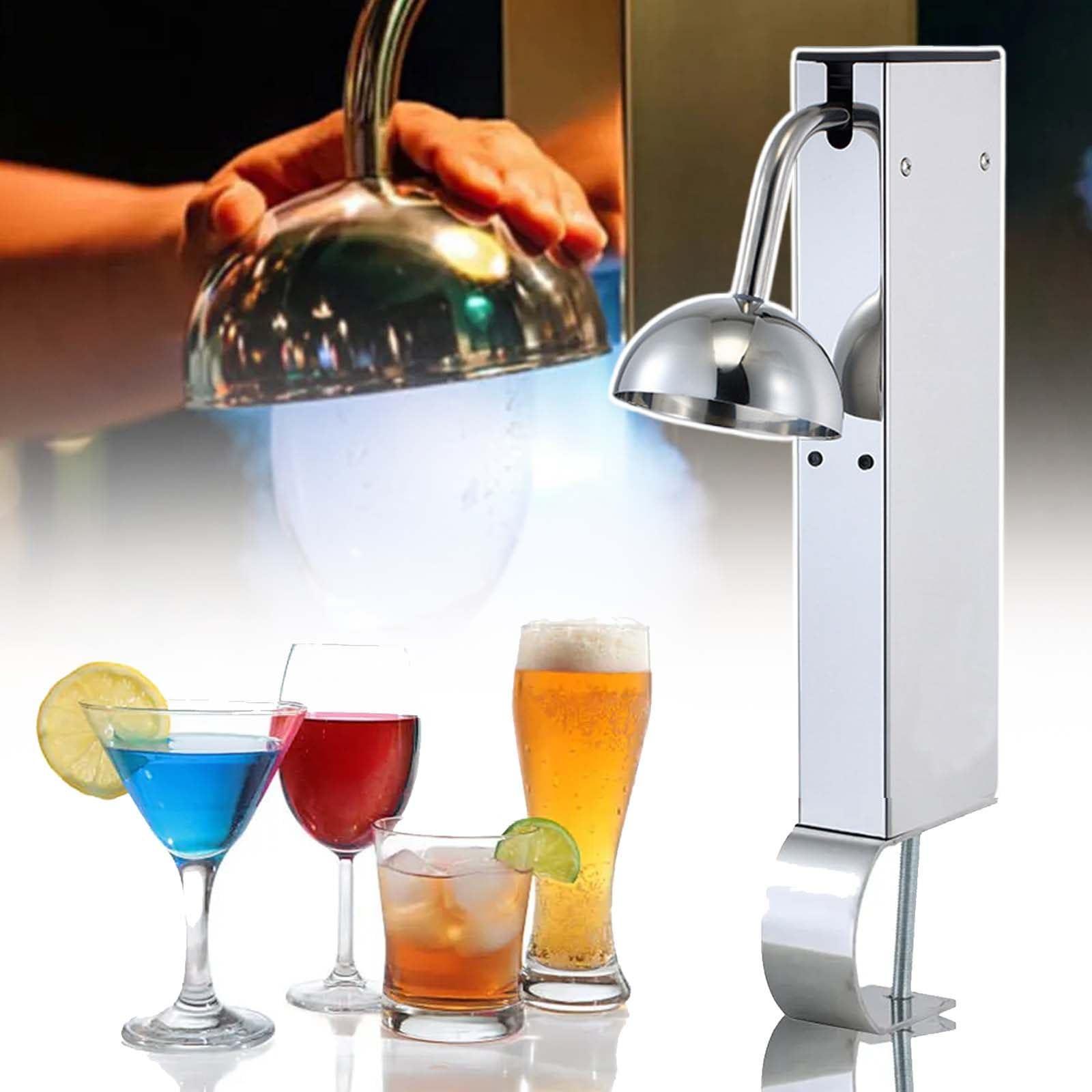 JXYQ Glass Chiller Beer Cooler – Electric Beer Glass Froster Machine, Instant Drink Cooler Table Mounted, Rapid Beverage Cooling Device for Home Parties