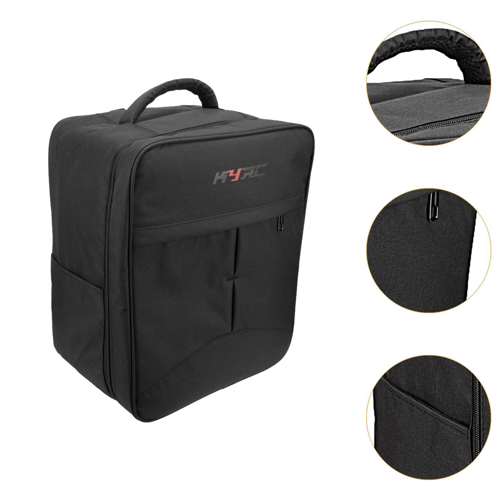 Milageto RC Car Bag Funda Portátil para Coche Radiocontrolado con Bolsillos Tela Ligera Y Duradera Protección contra Golpes Adecuada para Transporte Y, Negro
