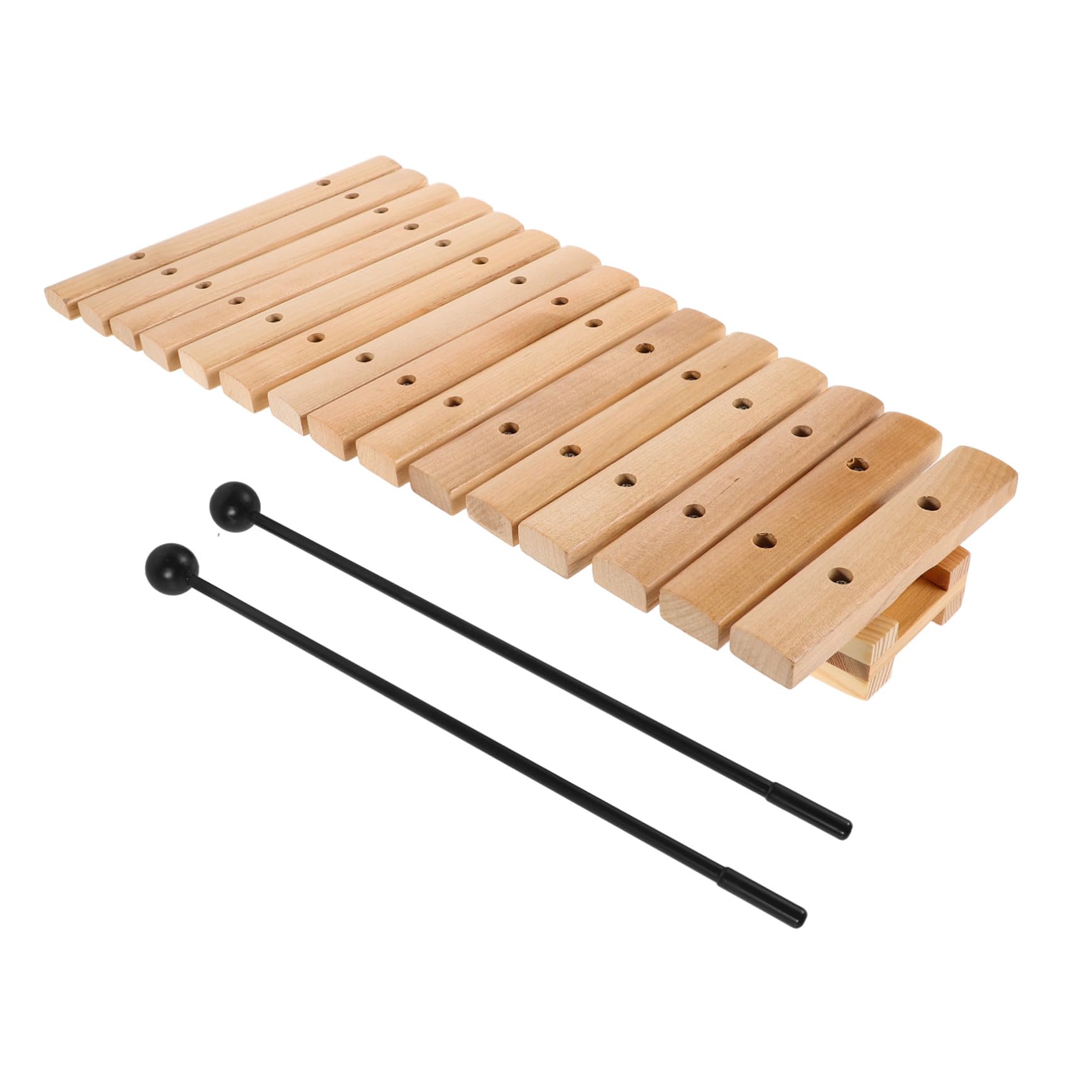 Xilofono 15 Note in Legno e Plastico Strumento Orff per Ragazzo Ragazza | Educazione Musicale a Casa e Asilo, per Principianti e Toddler, Facile da Imparare