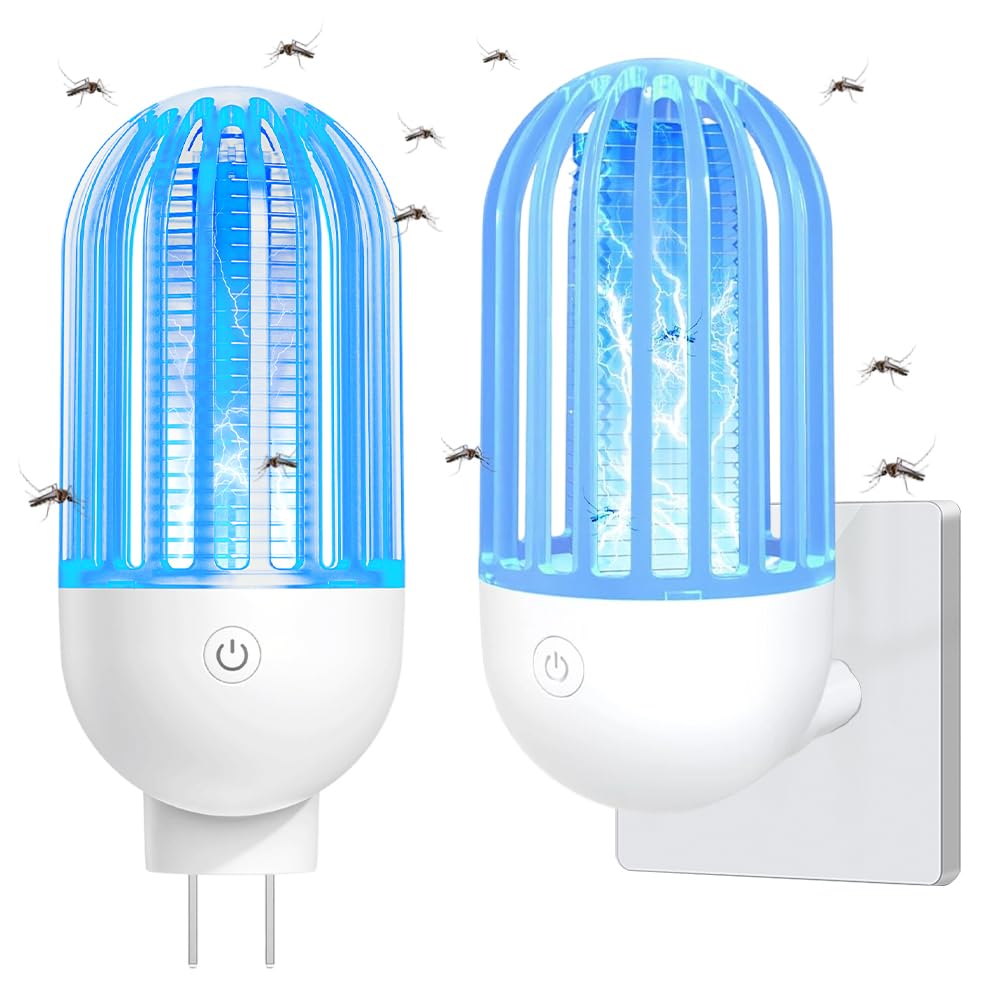 Piège à mouches électrique d'intérieur anti moustique et moucheron discret