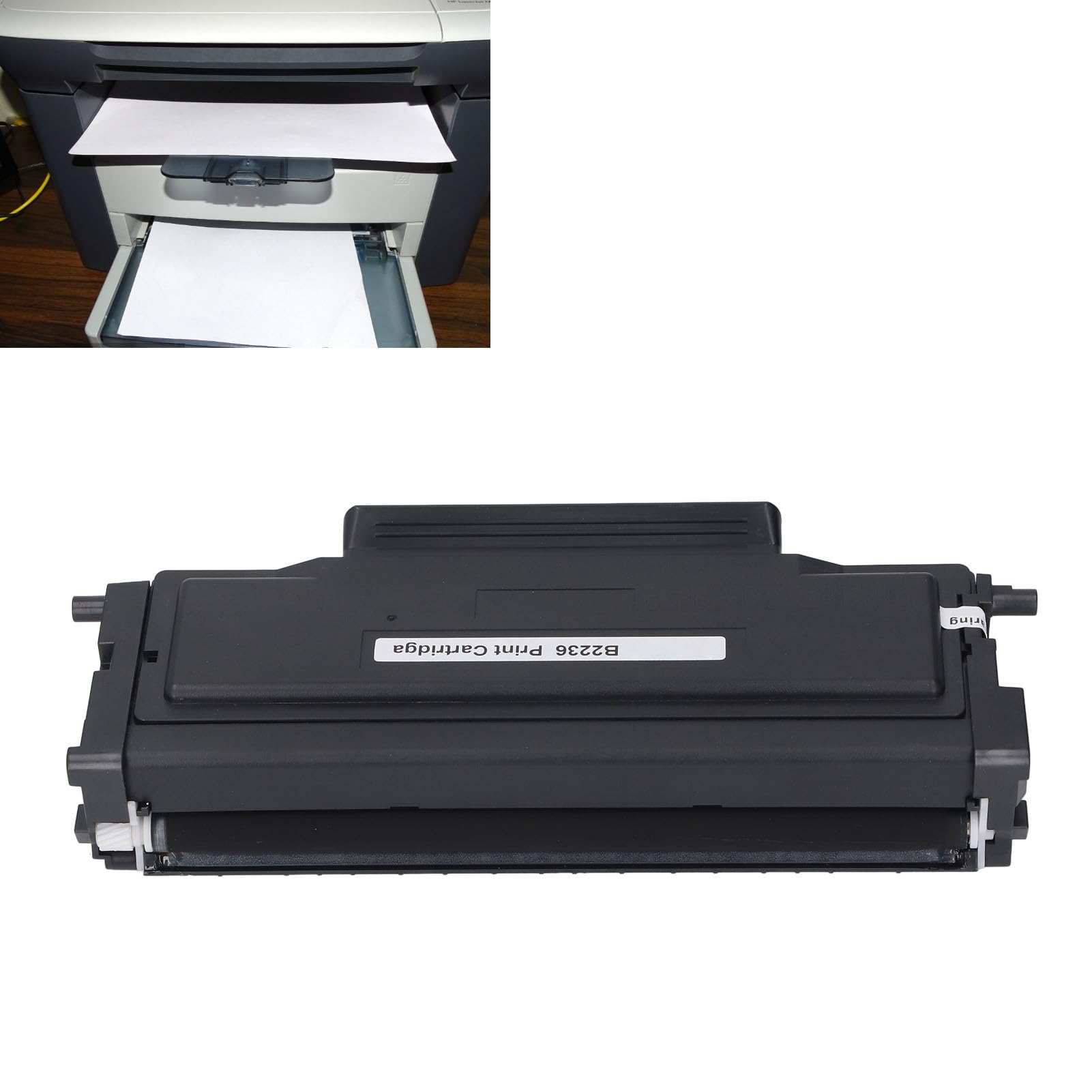 Cartuccia Toner Compatibile, Cartuccia Toner ABS per Stampante, Confezione da 2, 1500 Pagine Ciascuna, Stampa Nitida Senza Sbavature, per B2236 B2236dw MB2236 per Uso Ufficio