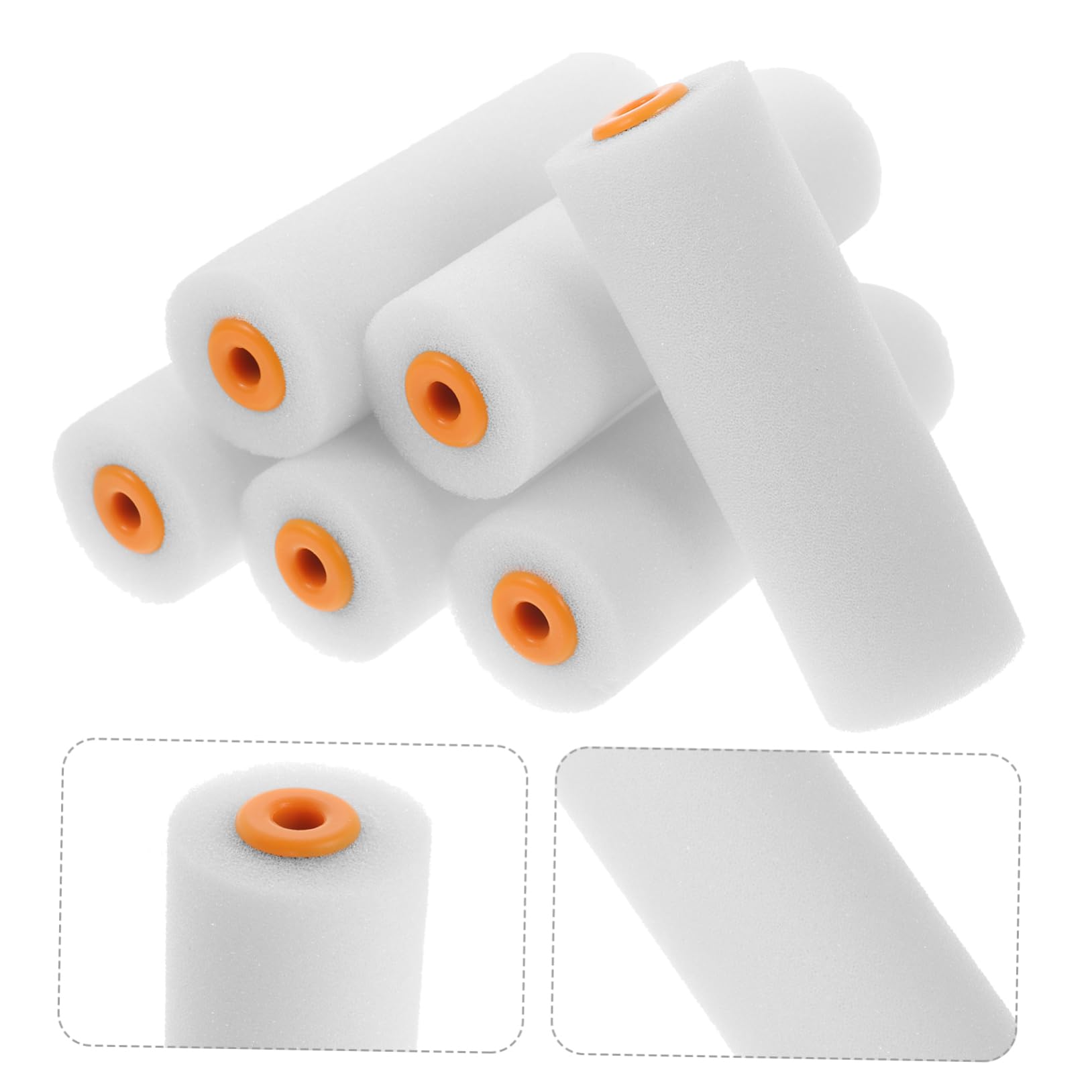 NUOBESTY 5 Set Pittura Con Ergonomico Per Vernice Per Progetti Pittura Per Verniciatura Professionale Per Finiture Lisce E Precise 12 Pezzi*5