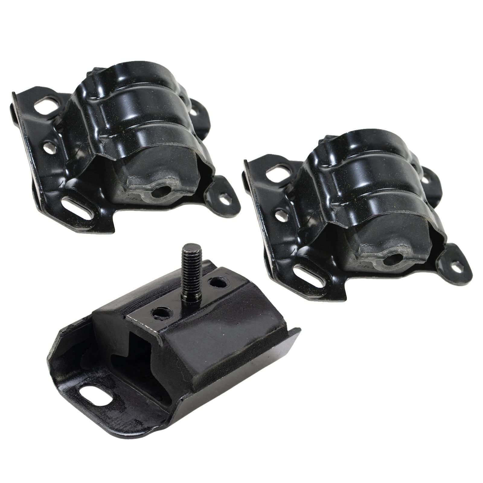 Trq Rear Engine & Transmission Mount Kit Compatible With 83-93 Chevrolet S10 83-90 Gmc S15