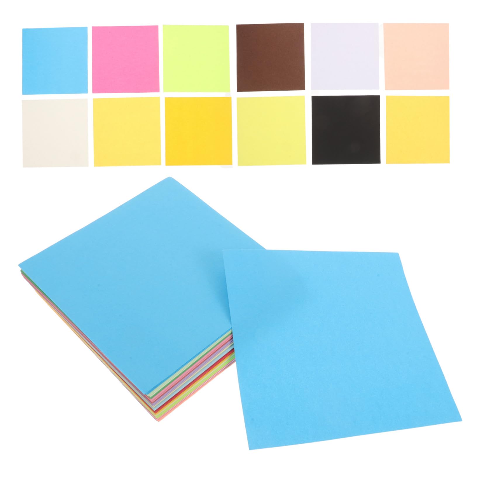 SHINEOFI 600piezas Papel Cuadrado para Origami Papel de Doble Cara Colores para Manualidades Escolares y Familiares Origami para Principiantes