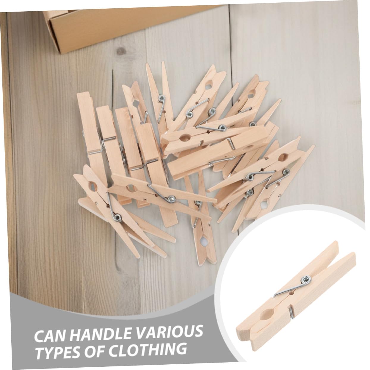 ERINGOGO Mollette in Legno per Bucato Mini 150pezzi Resistenti al Vento per Foto e Abbigliamento