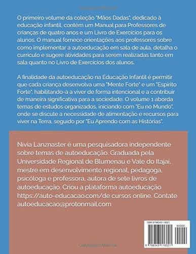 MANUAL PARA PROFESSORES DE EDUCAÇÃO INFANTIL: COLEÇÃO MÃOS DADAS VOLUME 1 - CRIANÇAS DE 4 ANOS (Port