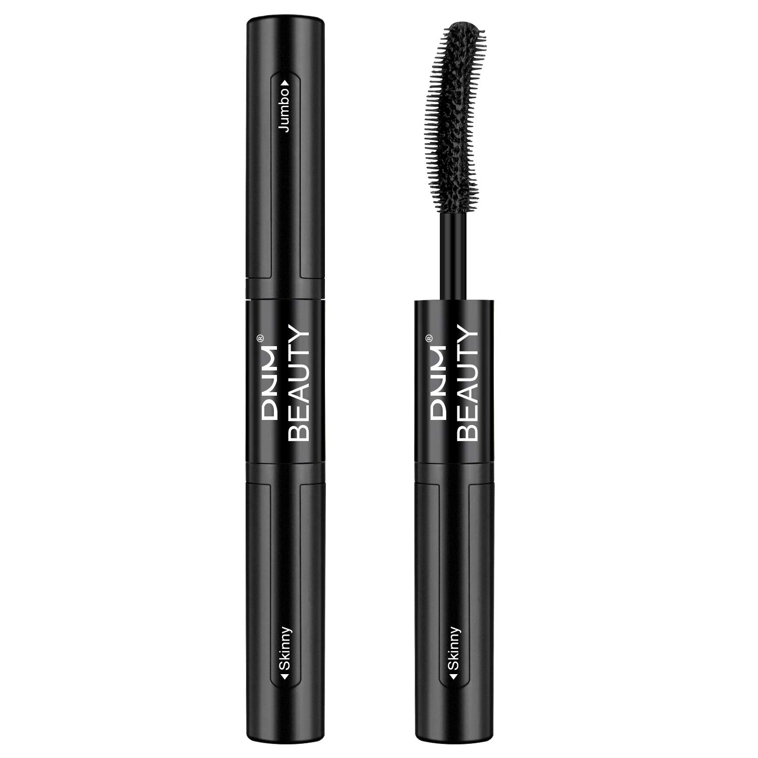 4D Silk Fiber Lash Mascara 2 in 1 Black, Thickening and Lengthening Double Extend Mascara, Waterproof, Washable Mascara,Hypoallergenic, Long Lasting