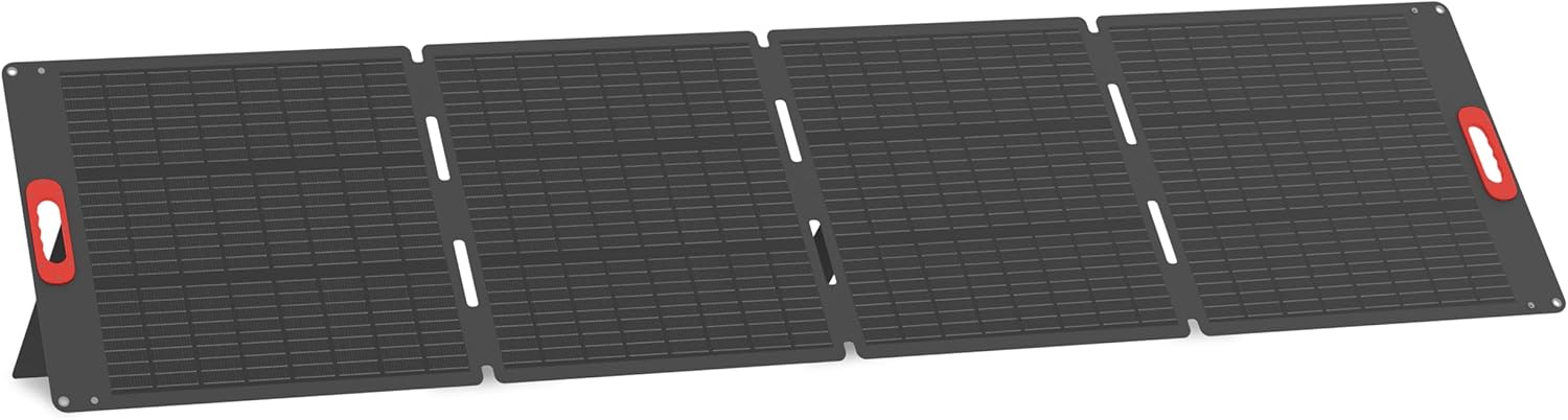 ExpertPower PowerWray FS300 300W High-Output Portable Foldable Solar Panel, Ultra-Efficient Monocrystalline, ETFE Surface, IP67 Waterproof, MC4 Connector, for Jackery Bluetti Anker, Off-Grid RV