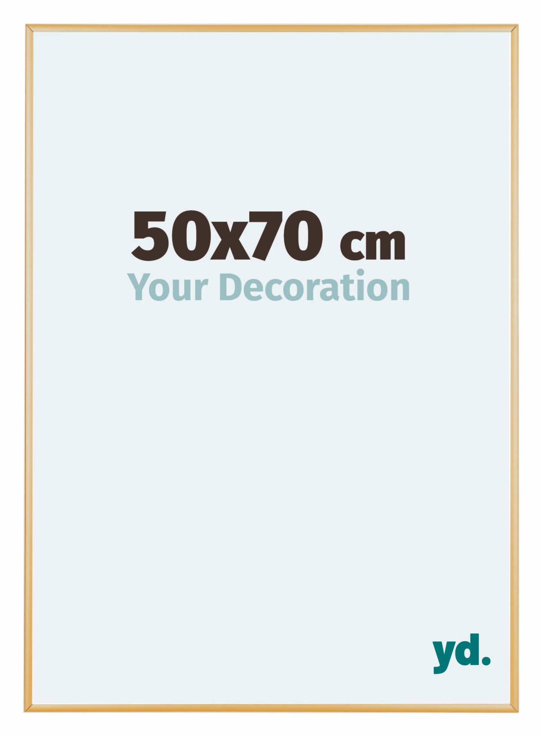 Your Decoration - Puzzle frame 48x67 - Gold Vintage - Puzzle frame 500-1000 Pieces - Aluminium Photoframe - Kent
