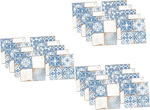 Angoily for Pcs Wall Sticker Kitchen Tile Stickers Peel and Stick Backsplash for Kitchen Stickers Waterproof Sticker Floor Tile Sticker Peel and