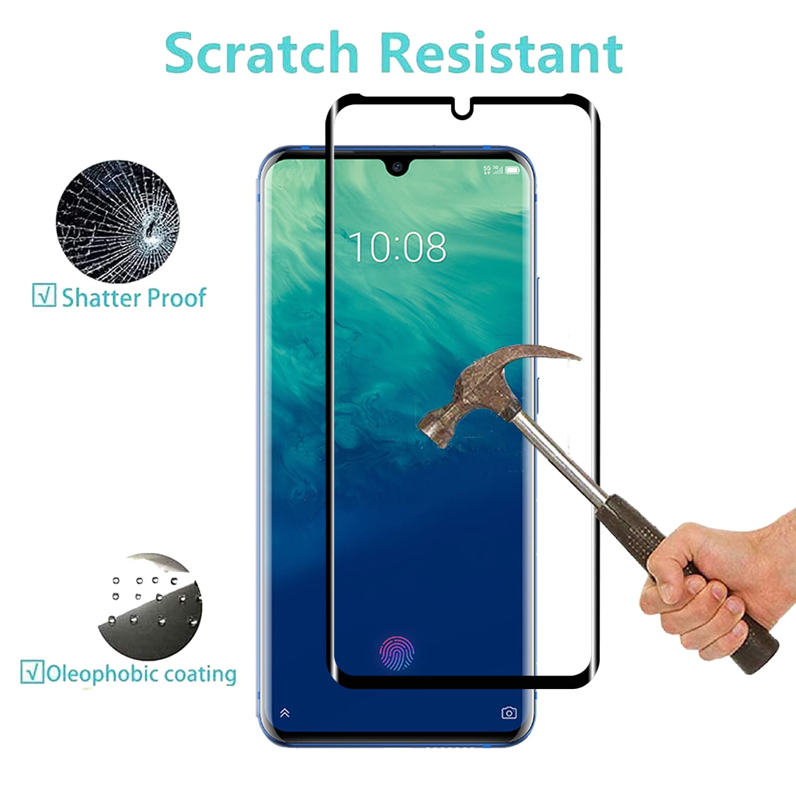 Cadorabo Vetro di protezione del display (1 Pezzo/i, ZTE