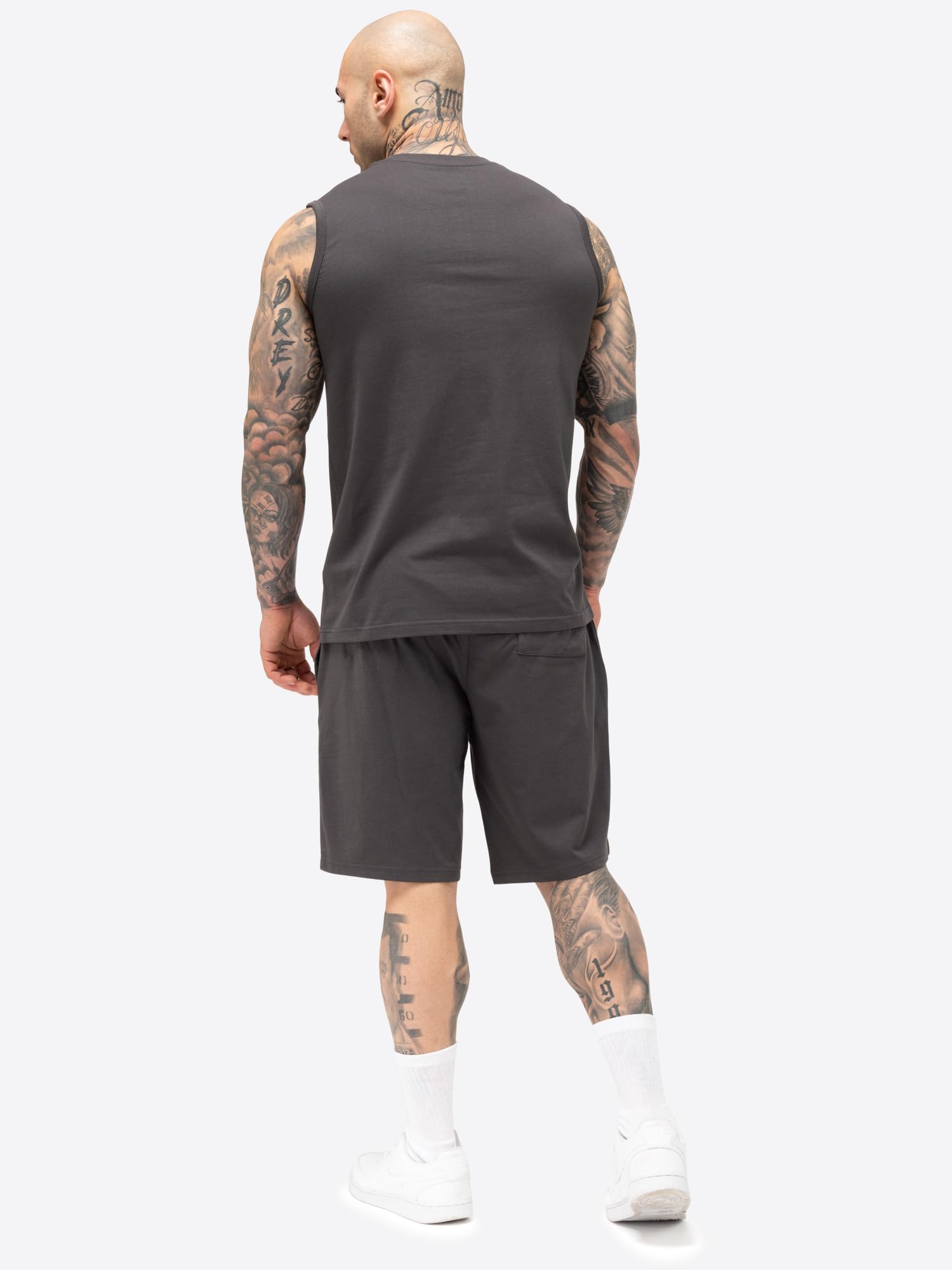 Lonsdale Herren Ärmelloses T-shirt & Shorts Set Normale Passform Allanton Ensemble t-shirt et short sans manches pour homme, coupe normale, Allanton Homme (lot de 1)